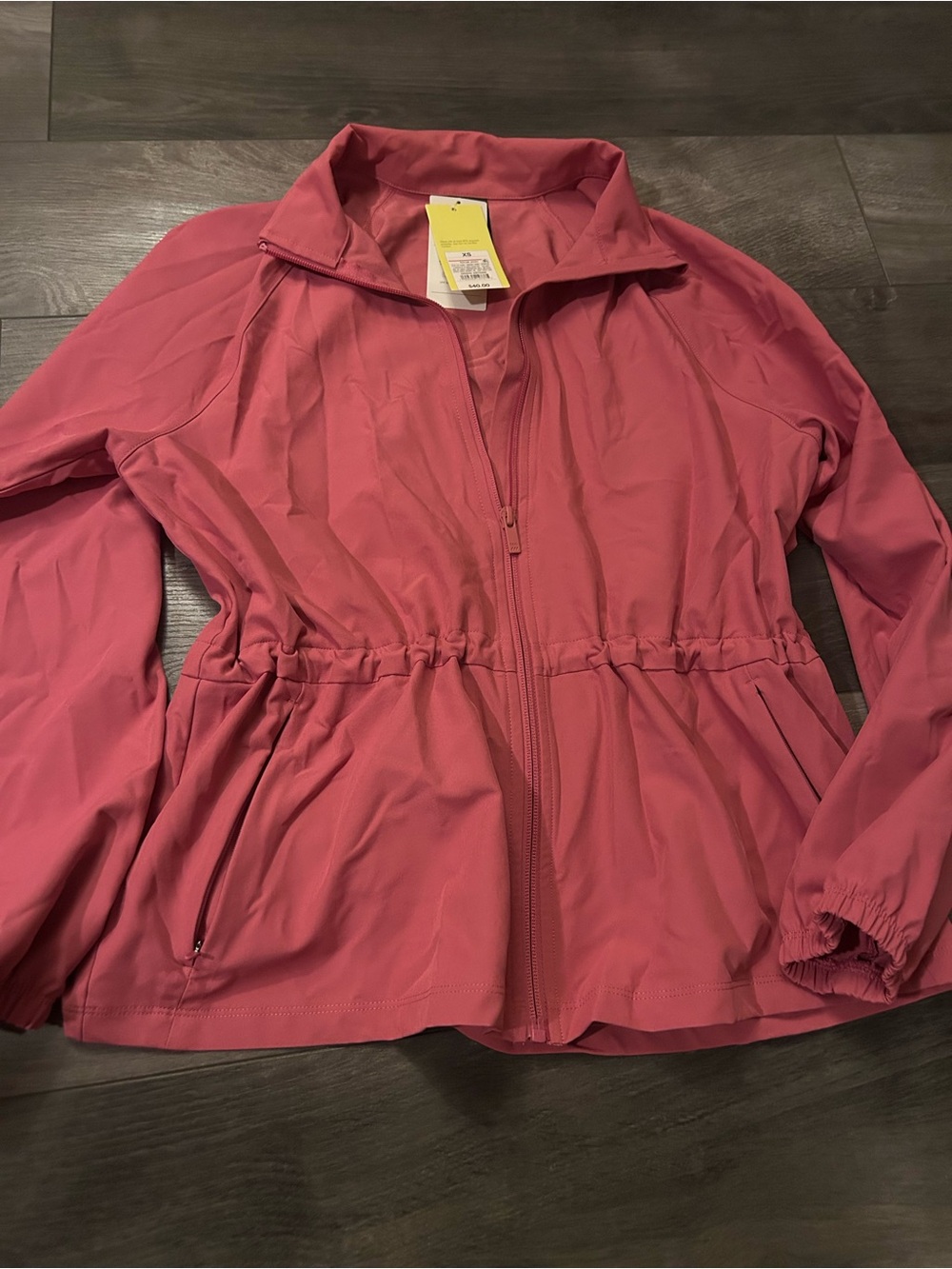 Women’s Lightweight Pink Zip Jacket